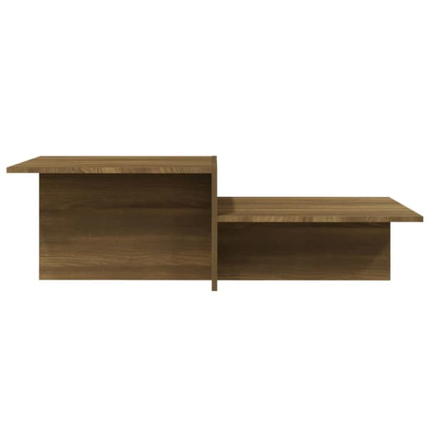 Soffbord brun ek 111,5x50x33 cm konstruerat trä