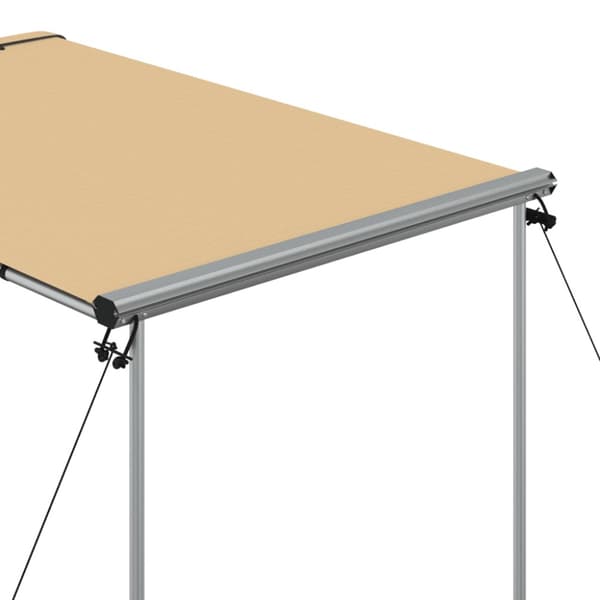 Husvagnsmarkis 1,2x2x2,15 m beige