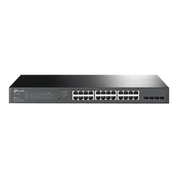 TP-Link JetStream TL-SG2428P - switch - 24 portar - smart - rackmonterbar Svart