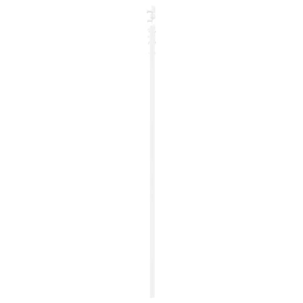 Skjutdörr 86 x 211 cm Konstruerat trä Vit