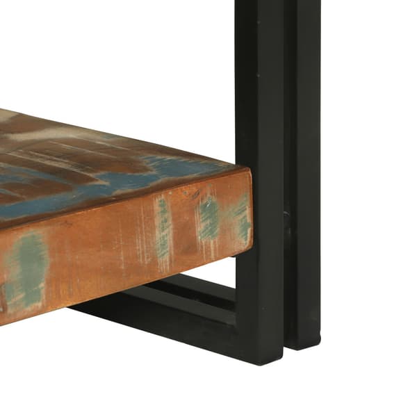Kaffeebord Flerfärgsdesign Solid återvunnen trä