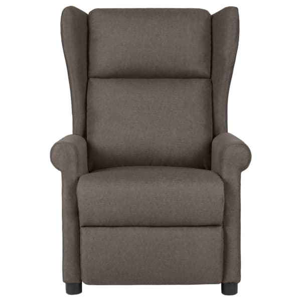 Massagefåtölj brun tyg