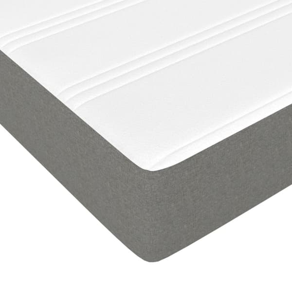 Pocketresårmadrass medium mörkgrå 120x190x20 cm tyg