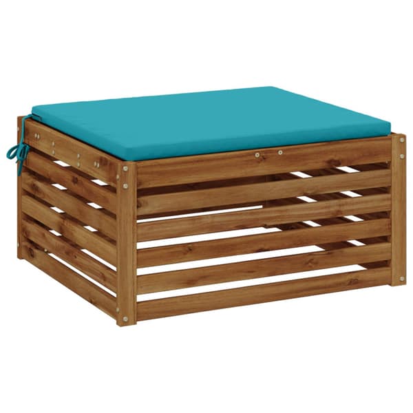 1-delad Sittdyna SOEST 100% Polyester Turkos 60 x 60 x 3 cm
