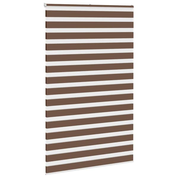 Rullgardin zebra brun 145x230 cm tyg bredd 140,9 cm polyester