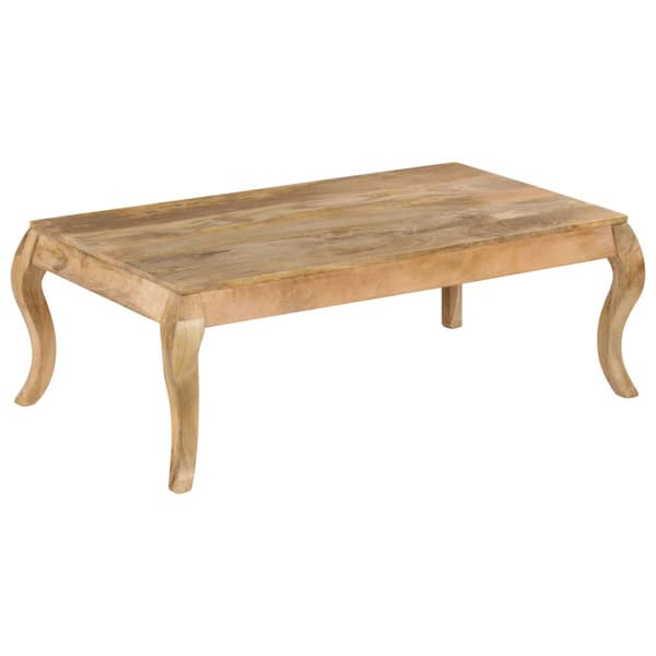 Soffbord massivt mangoträ 116x66x41 cm