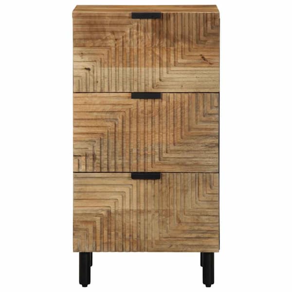 Skänk brun 40x33x75 cm mango i massivt trä