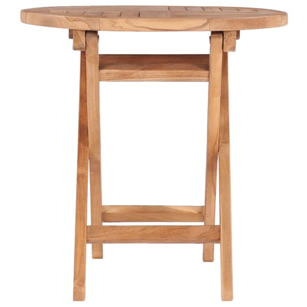 Hopfällbart trädgårdsbord 45 cm massiv teak