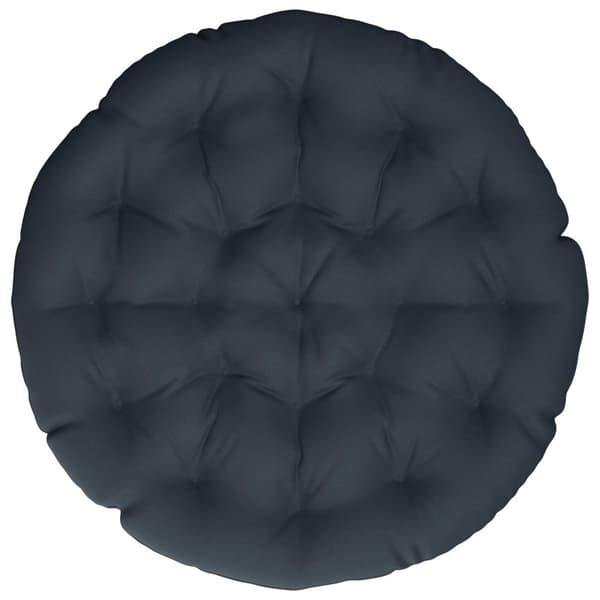 Papasan-kudde VIANEN 100% Polyester Mörkblå Ø 100 x 12 cm