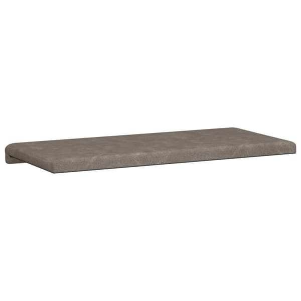 Bänk kudde Konstläder Grå Djup 35 cm