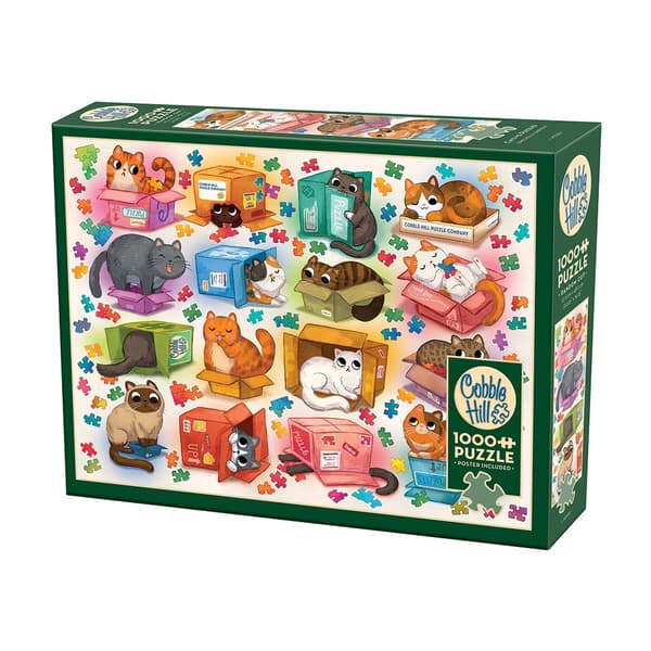 Cats vs. Puzzles, Pussel, 1000 bitar, Cobble Hill