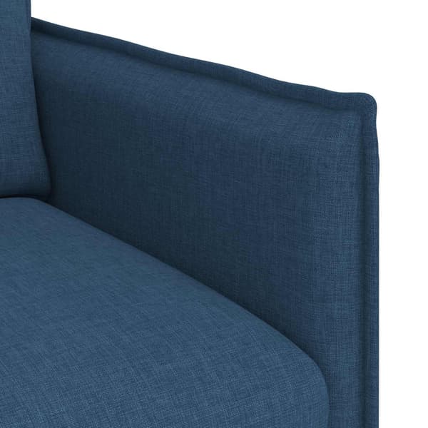 Soffa Blå 196 x 82 x 85 cm tyg