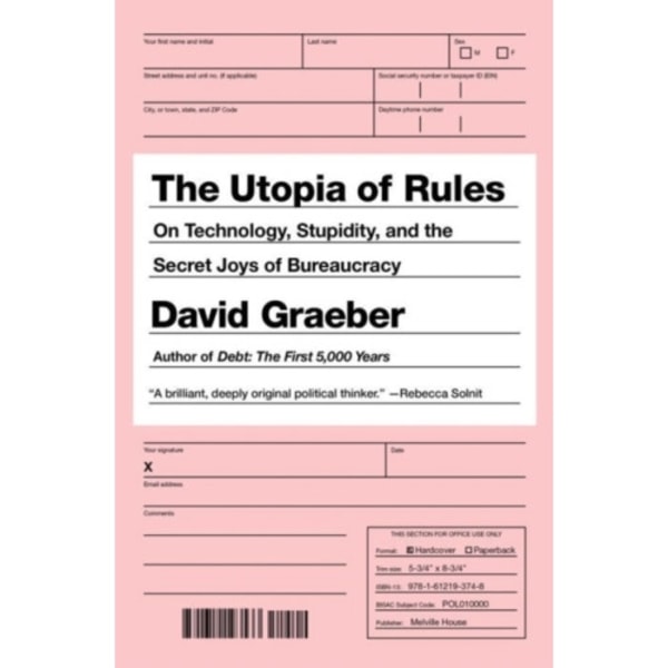 The Utopia Of Rules (häftad, eng)