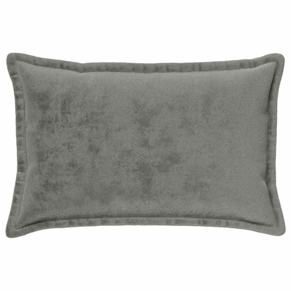 Kuddöverdrag 2 st HOUTEN Mörkgrå 50 x 80 cm Flanell