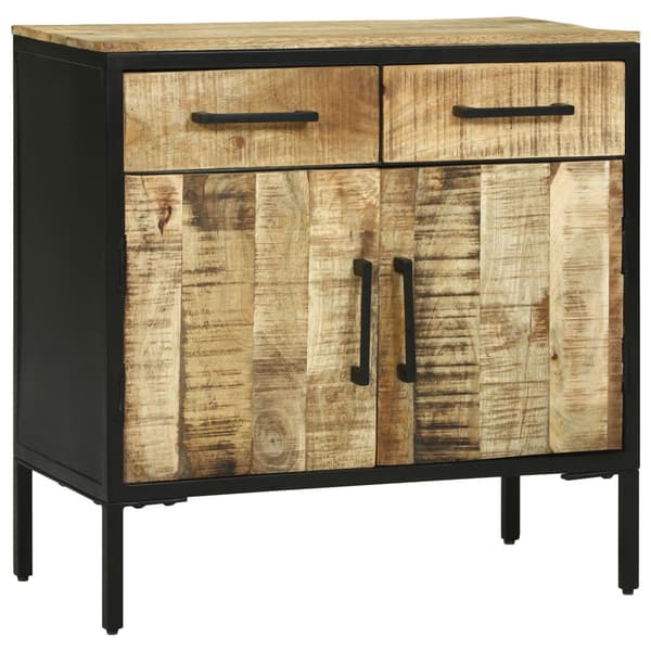 Sideboard med låda 70 x 35 x 70 cm Massivt Mangoträ