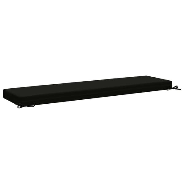 Bänk kudde SOEST 100% Polyester Svart 140 x 40 x 8 cm