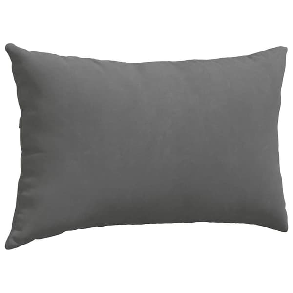 Sofakuddar 2 pcs Mörkgrå 50 x 30 cm tyg