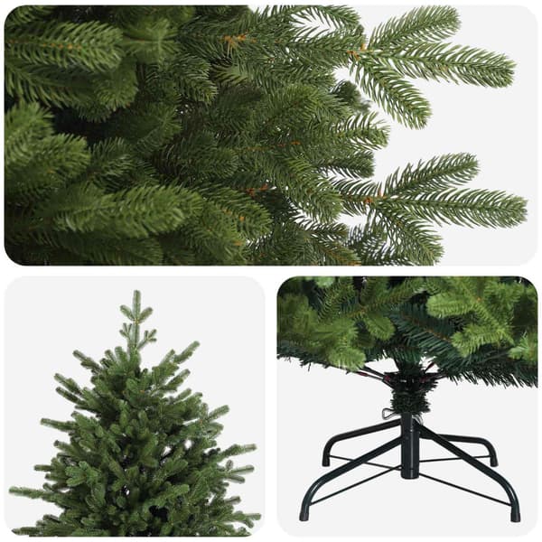 Plast Hingad Julgran 150 cm PVC och metall Grön