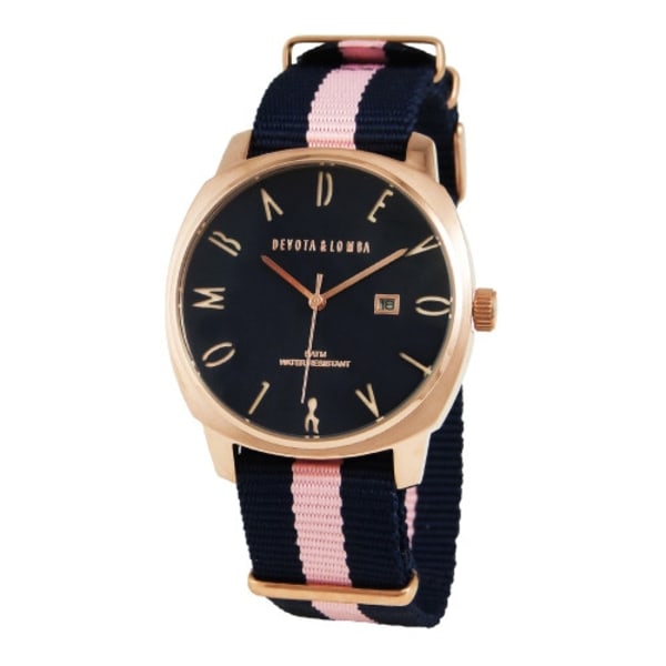 DEVOTA & LOMBA DL8MSPBLPK3BU - Quartz Klocka Unisex (42MM)