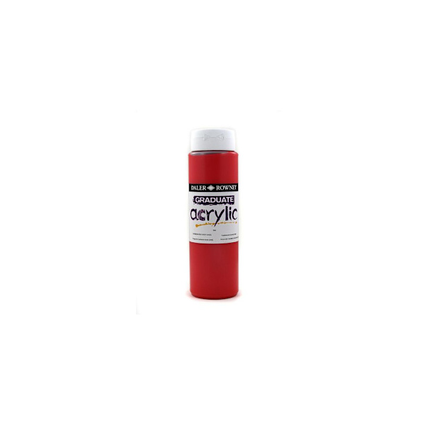 Akrylfärg 500 ml röd