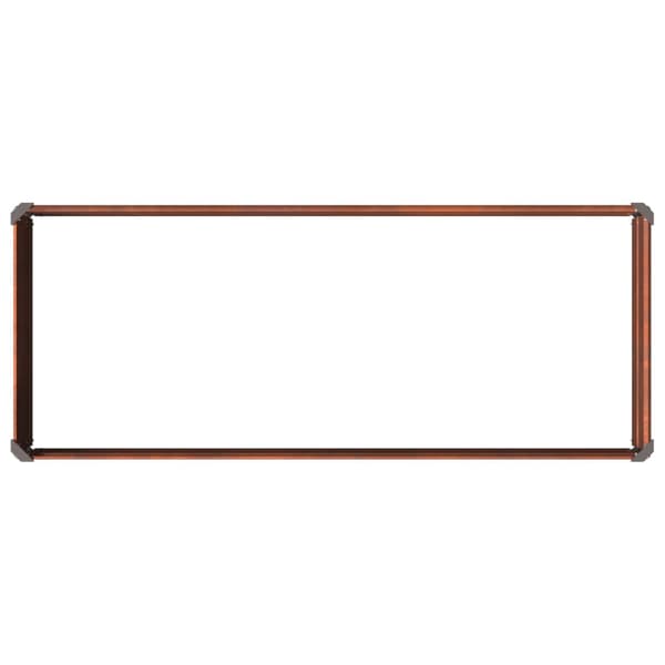 Höjd Trädgårdsbädd Rostig 100 x 40 x 24 cm corton
