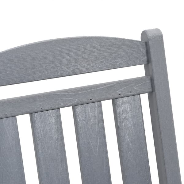 Gungstol 3 pcs Ljusgrå polyeten