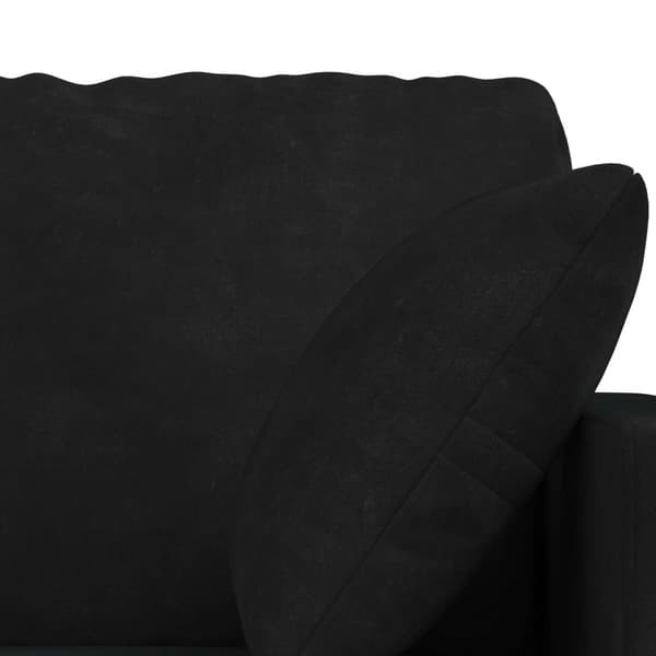 Soffset 2 pcs Svart 228 x 78 x 80 cm Sammet