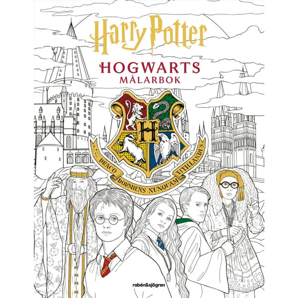 Harry Potter Hogwarts målarbok (häftad)