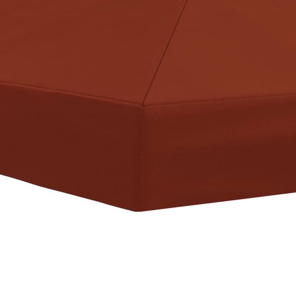 Gazebo taköverdrag 6 x 3 m Terracotta Polyester 190 gsm