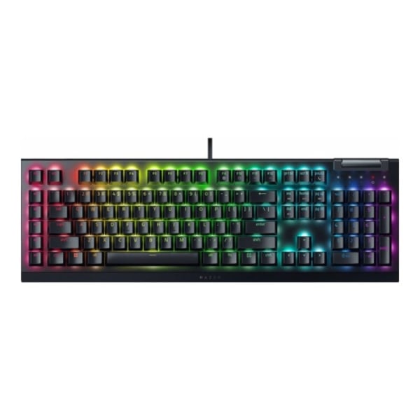 Razer BlackWidow V4 X - tangentbord - med mediavals - QWERTY - amerikansk Inmatningsenhet