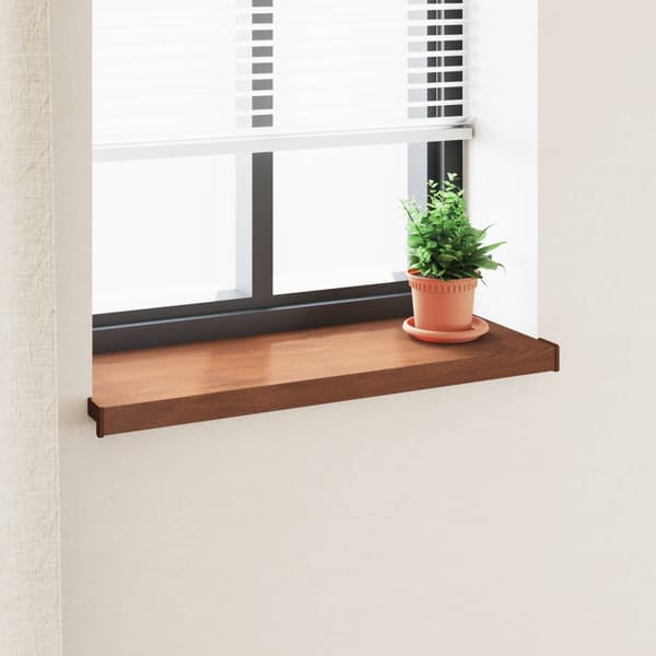 Fönsterbräda Brun trä 60 x 35 x 4,5 cm PVC