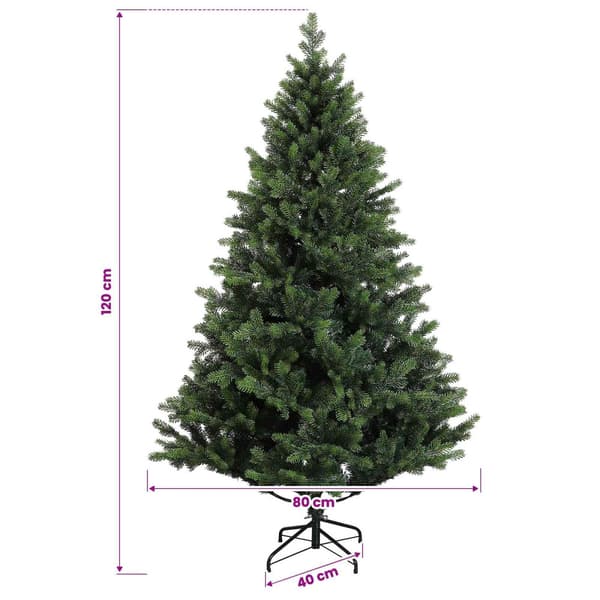 Plast Hingad Julgran 120 cm 150 LED-lampor Varmvit