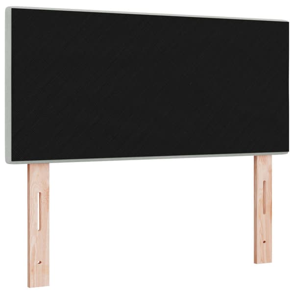 Huvudgavel Ljusgrå 100 cm Sammet