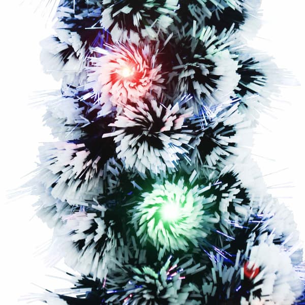 Julgirlander 200 cm 16 LED-lampor Mångfärgad PET