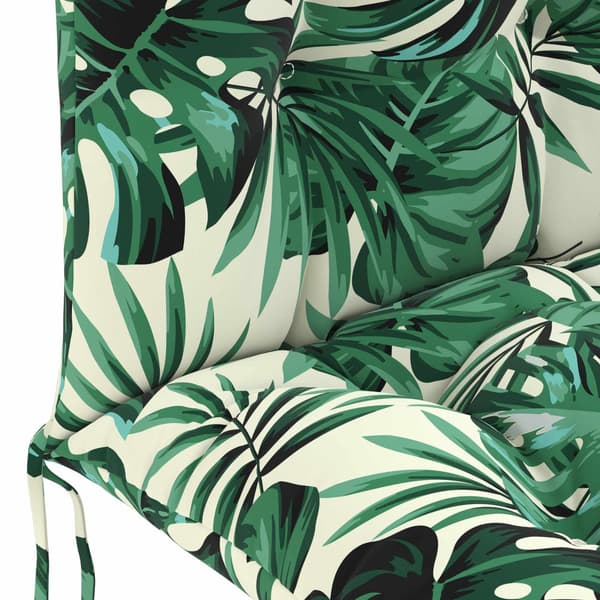 Solsängkudde PUTTEN 100% Polyester Bladmönster 48 x 112 x 10 cm