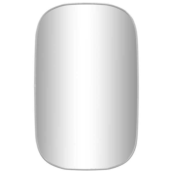 Väggspegel silver 80x50 cm