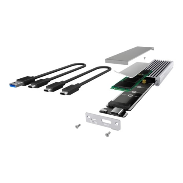 ICY BOX IB-1817Ma-C31 - förvaringslåda - M.2 NVMe Card - USB 3.1 (Gen 2)