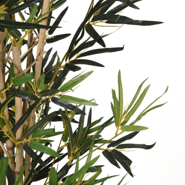 Konstväxt bambu 552 blad 120 cm grön