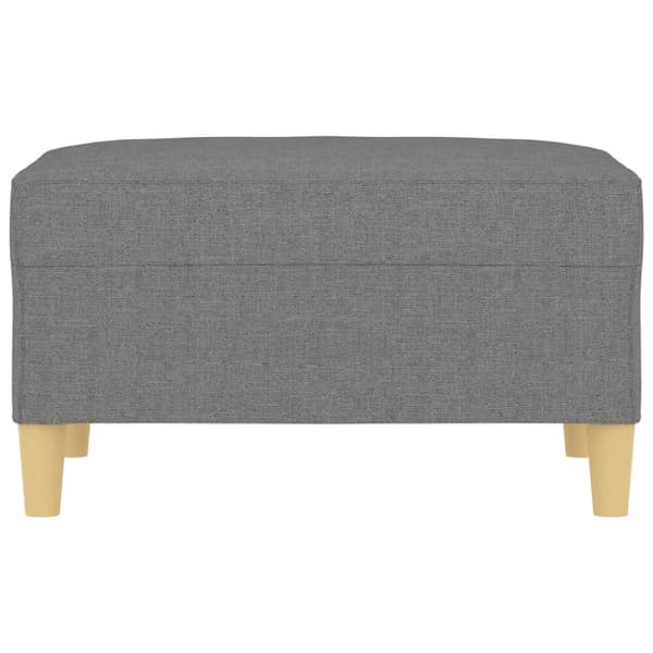 Fotpall mörkgrå 70x55x41 cm tyg