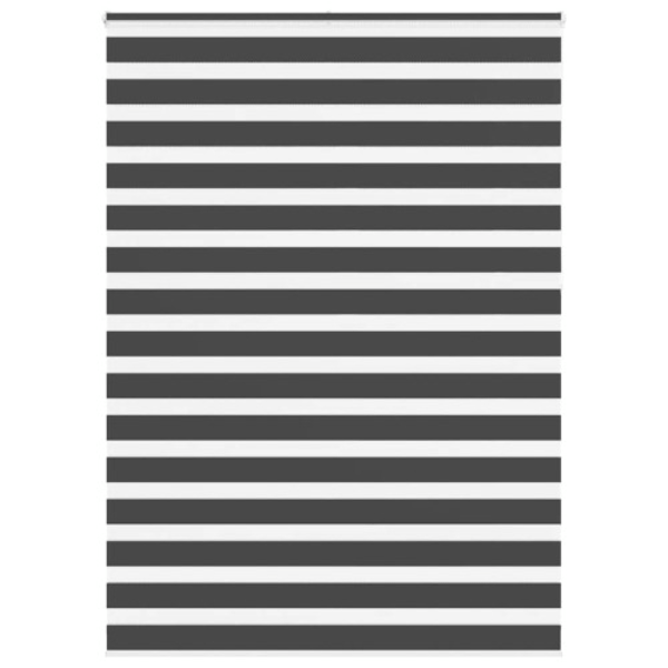 Rullgardin zebra svart 155x230 cm tyg bredd 150,9 cm polyester