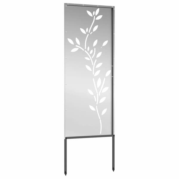Trädgårds integritetsskärm Silver 50 x 140 cm Galvaniserat stål