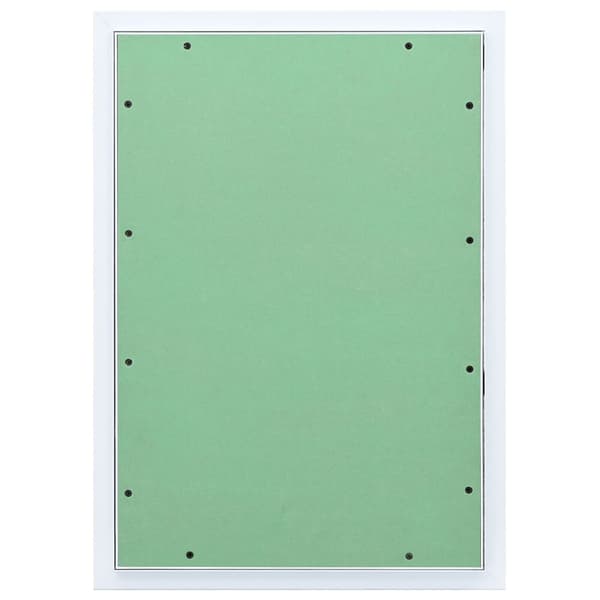 Åtkomstpanel Grön och Silver 55 x 75 cm Aluminium och gips