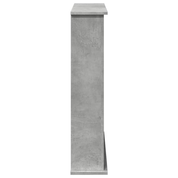 Spiselkrans betonggrå 75x20x87,5 cm konstruerat trä