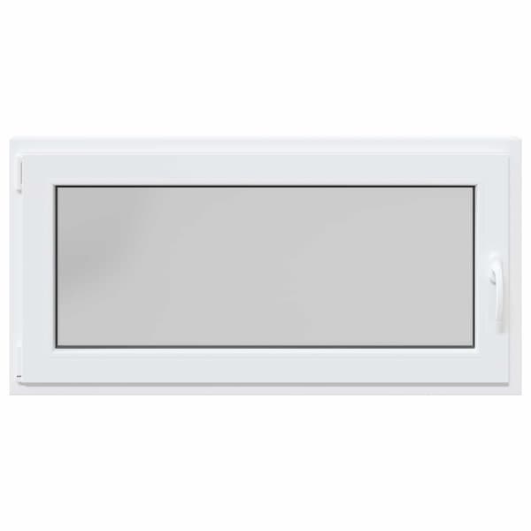 Källarfönster RISOR 120 x 60 cm PVC och glas Vit