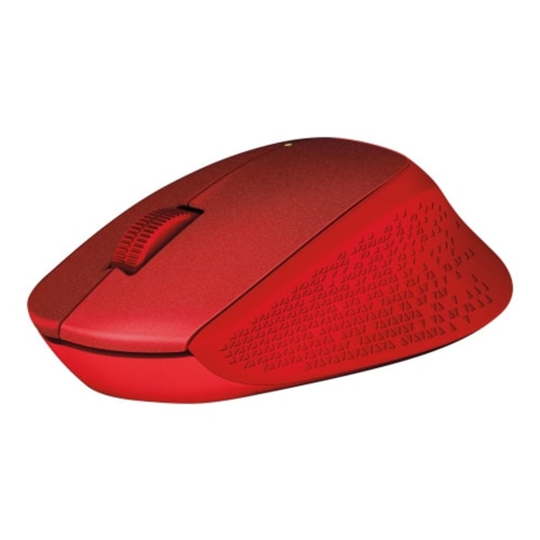Logitech M330 SILENT PLUS - mus - 2.4 GHz - röd