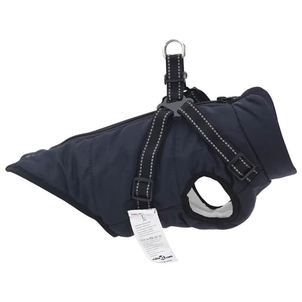 Hund Kappa Mörkblå L32 Fleece och Polyester