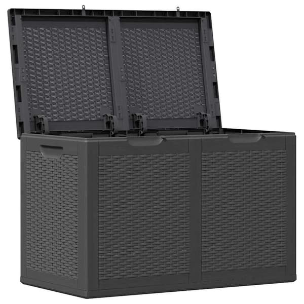 Dynbox 180 liter svart PP-rotting