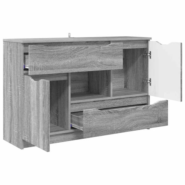 Sideboard Grå Sonoma 100 x 30 x 65,6 Konstruerat trä