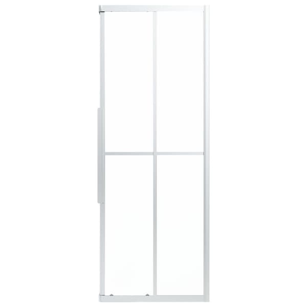 Duschvägg frostad ESG 90x70x180 cm