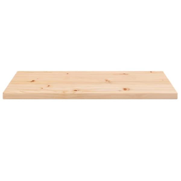 Bordsskiva 80x40x2,5 cm massiv furu rektangulär